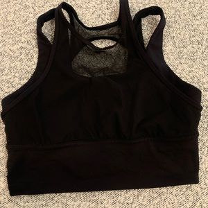 Lululemon sports bra with mesh detailing